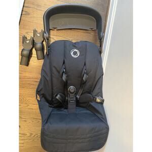 Bugaboo Kangaroo Seat With Attachments & Footboard Black NEW